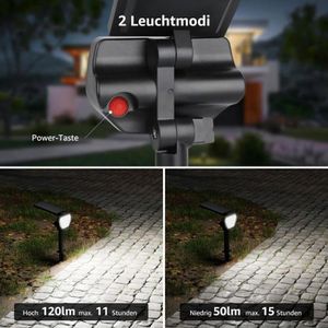 Produktbild für Gartenstrahler Lepro wasserdicht, mit 1W LED
