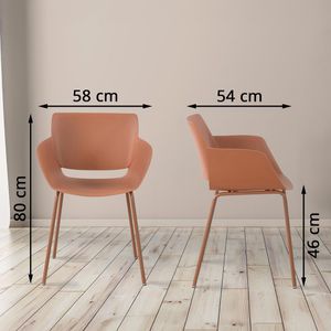 Produktbild für Gartenstuhl CLP Alpena, 324280, Kunststoff