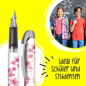 Produktbild für Füller Online College Cherry Blossom, Feder M