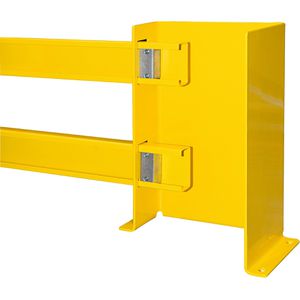 Produktbild für Anfahrschutz Moravia BLACK BULL, für Regale, Planken-Set B