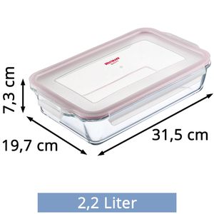 Produktbild für Auflaufform Westmark 23492270, transparent, aus Glas