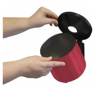 Produktbild für Aschenbecher TKG Rondo Junior, rot, für Outdoor