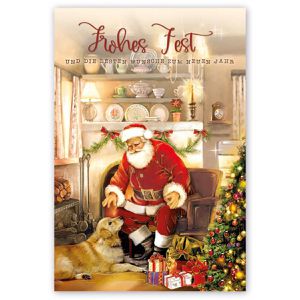 Produktbild für Weihnachtskarte Böttcher-AG Nostalgie sortiert