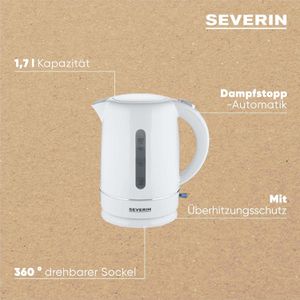 Produktbild für Wasserkocher Severin WK 4325, weiß