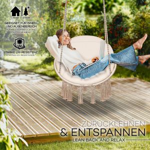 Produktbild für Hängesessel tillvex TVHS09, bis 200 kg, Indoor