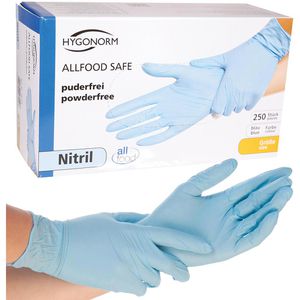 Einmalhandschuhe Franz-Mensch Allfood Safe, blau, 250 Stück
