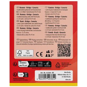 Produktbild für Kartenspiel Idena 40384, Romme