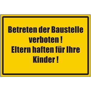 Hinweisschild Abtec Kunststoff