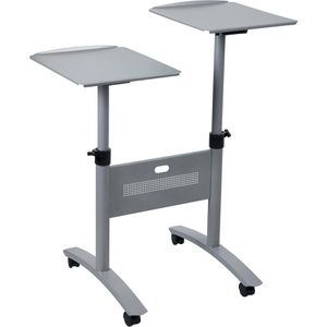 Produktbild für Beamertisch Nobo Multimedia-Wagen 1900791 grau, 10 kg Traglast
