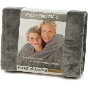 Produktbild für Kuscheldecke Gözze Memphis Premium, 8876990, silber