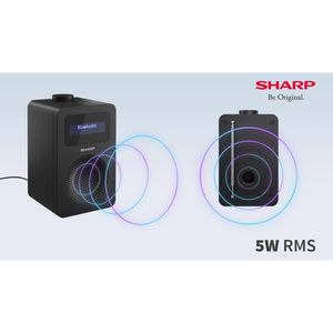 Produktbild für Radio Sharp Tokyo DR-430 BK DAB+