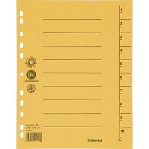 Trennblätter DONAU 8610001-11, A4