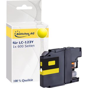 Produktbild für Tinte Böttcher-AG für Brother LC-123Y