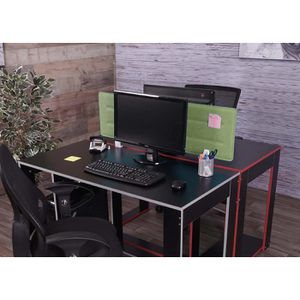 Produktbild für Tischtrennwand Mendler HWC-G76, grün