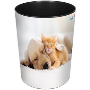 Papierkorb Läufer 26667, Hund und Katze