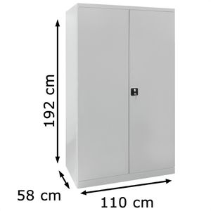 Produktbild für Werkzeugschrank ADB XXL, 40985, aus Metall, lichtgrau