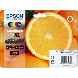 Tinte Epson 33XL C13T335740 Orange, Multipack