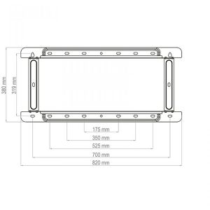 Produktbild für TV-Wandhalterung Hagor BrackIT XXL HD II, 8422