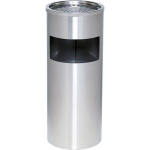 Aschenbecher Alco 2940-40, silber, für Outdoor
