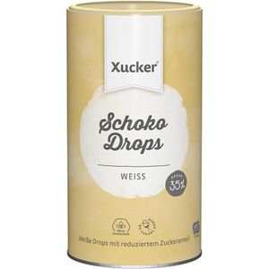 Xucker Schokodrops weiß, 35% Kakao, 750g