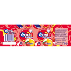 Produktbild für Kaugummis Extra Refreshers, Strawberry Lemon