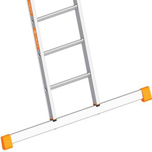 Produktbild für Schiebeleiter Layher Topic 1035, 2 x 16 Sprossen