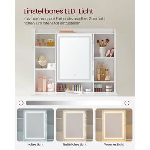 Produktbild für Schminktisch Vasagle RDT123T14, mit Beleuchtung