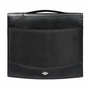 Produktbild für Schreibmappe Wedo 585701, Elegance, schwarz, Kunstleder/Nylon