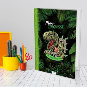 Produktbild für Zeugnismappe Trötsch 80824N, Dino, A4