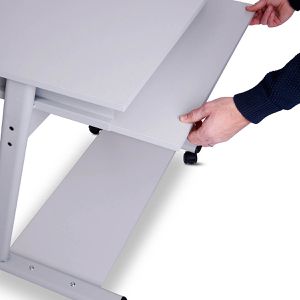 Produktbild für Computertisch Rocada Zeta, RD-9100, mit Rollen