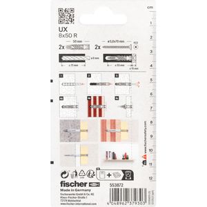 Produktbild für Schrauben-Dübel-Set Fischer 553872, Ready2Fix Regal klein