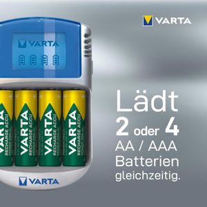 Produktbild für Akku-Ladegerät Varta LCD Charger 57070