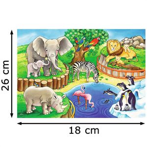 Produktbild für Puzzle Ravensburger 07602, Tiere im Zoo