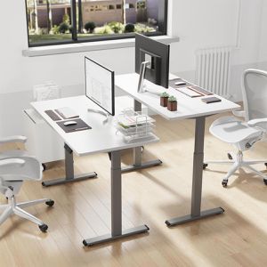 Produktbild für Schreibtischgestell LogiLink EO0052, grau, 3 Memoryspeicher