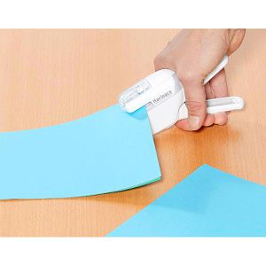 Produktbild für Heftzange Kokuyo Harinacs Medium Plus, aus Kunststoff, weiß