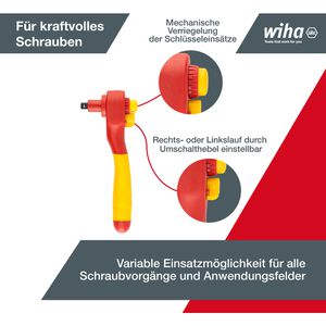 Produktbild für Steckschlüssel Wiha 43025, 7209NK2001, 21-teilig