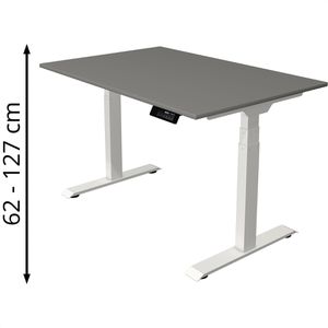 Produktbild für Schreibtisch Kerkmann Move 1 stable, graphit / weiß