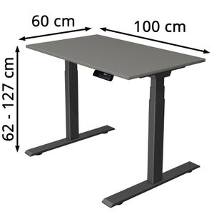 Produktbild für Schreibtisch Kerkmann Move 1 stable, graphit / anthrazit