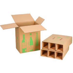 Produktbild für Flaschenkarton Smartboxpro ECOLine, 5 Stück