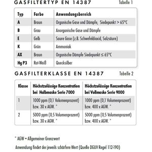 Produktbild für Atemschutzfilter Moldex EasyLock Kombifilter, 943001