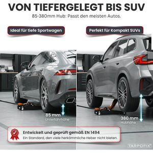 Produktbild für Rangierwagenheber Tarpofix WGH-25-OR, orange