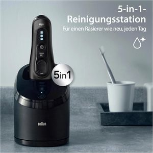 Produktbild für Elektrorasierer Braun Series 8, 8560cc, schwarz