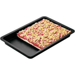 Produktbild für Backblech Zenker Blechkuchen-Container schwarz, aus Stahlblech