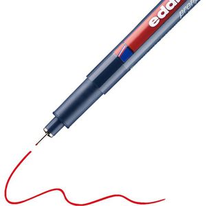 Produktbild für Fineliner Edding 1800 profipen 0.1, rot