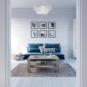 Produktbild für Couchtisch Vicco aus Holz, sonoma eiche