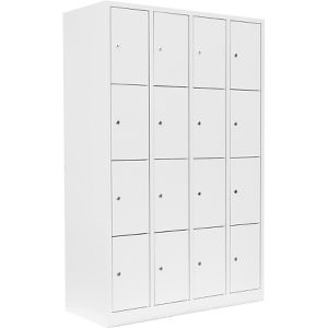 Schließfachschrank Lüllmann 520447, weiß