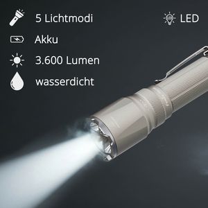 Produktbild für Taschenlampe Fenix TK21R, LED, aufladbar
