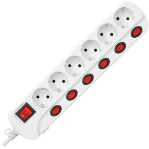 Produktbild für Steckdosenleiste Orno AE13162, mit 1,5m Kabel