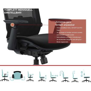Produktbild für Bürostuhl LMG SM6F-BH