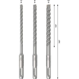 Produktbild für Bohrer Bosch PRO SDS plus-5X Hammerbohrer, SDS+